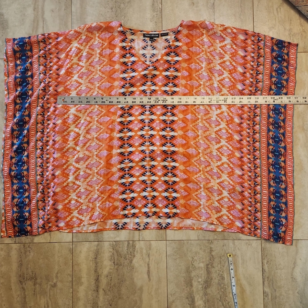 Tolani Collection Multicolor Patterned Top Womens… - image 6